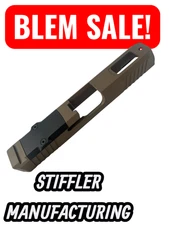 BLEM Turbo For Glock 19 custom Slide gen 1-3NEW cerakote upper stripped F.D.E