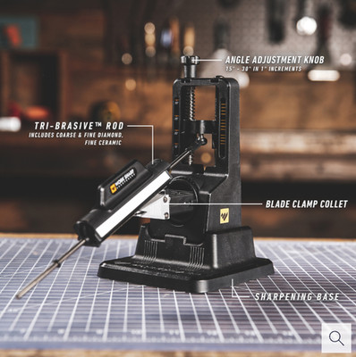Work Sharp Adjustable Sharpener, Model# WSBCHPAJ