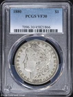 1880-P $1 Morgan Silver Dollar PCGS VF 30