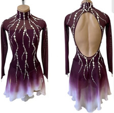 Stylish Ice skating dress figure skating competition dance costume