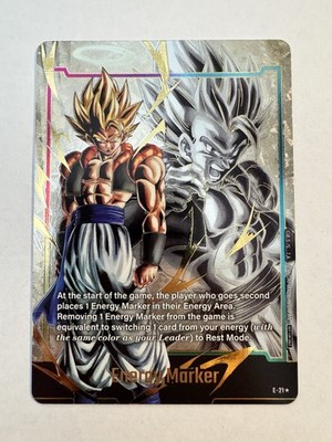 Dragon Ball Englische Karte - Energy Marker Gogeta #E21 - Promo Prize Gold