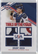 2018 USA Baseball Stars & Stripes Tools of the Trade Prime 13/25 Grant Koch s3g