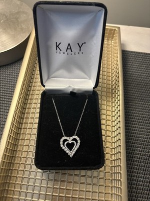 Sterling Silver Diamond Necklace From Kay Jewelers