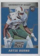 2016 Panini Prizm Collegiate Draft Picks Blue Artie Burns #188 0b5