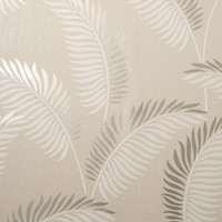 Fine Decor Cascade Farnblatt Tapete Tropical Metallic Creme Gold FD42838