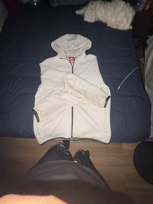 Men's Full Zip grey Nike tech 