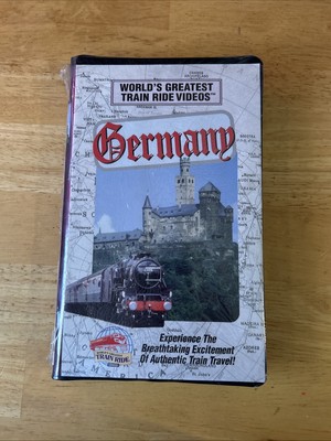 World s Greatest Train Ride Videos  Germany  (1997) VHS NEW Educational