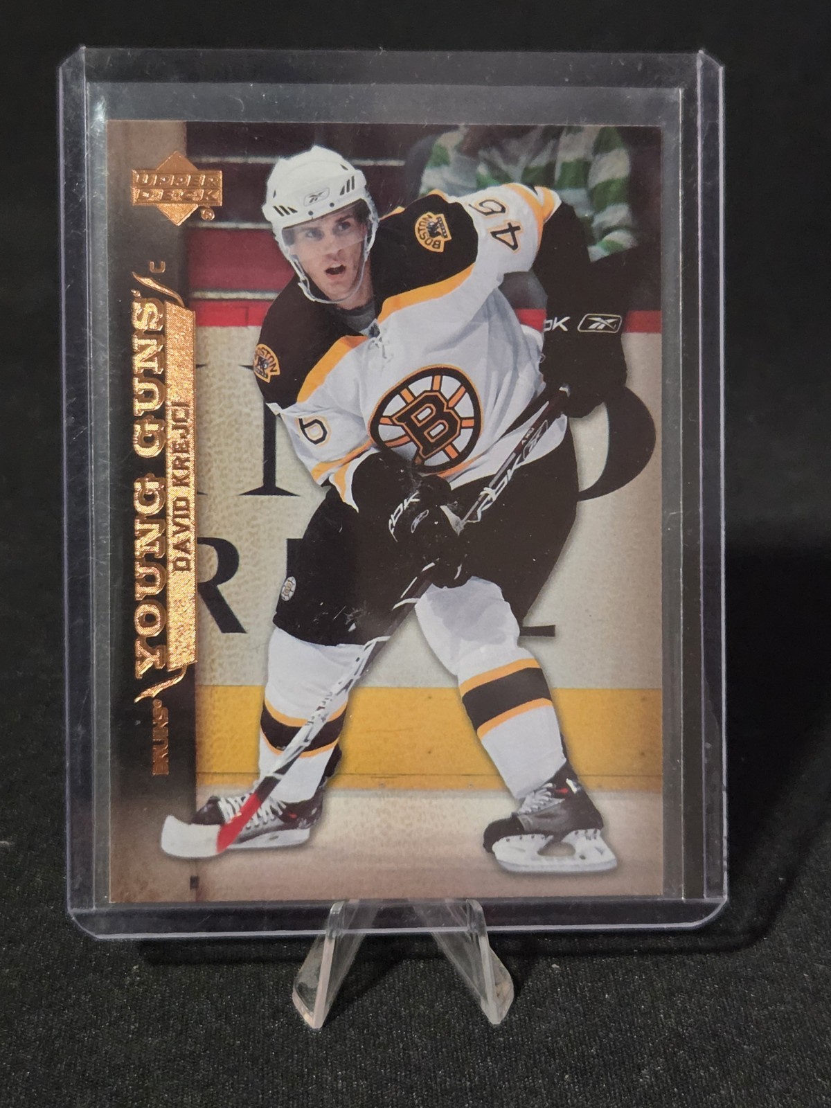 2007-08 Upper Deck Series 1 Young Guns #208 David Krejci Rookie RC Boston Bruins
