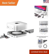 Mac mini M4 Dock, Aluminum Stand and HDMI Hub for Mac mini M4 and M4 Pro 2024...