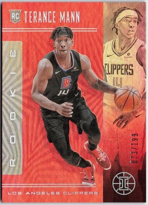2019-20 Panini Illusions #168 Terance Mann Ruby #/199 RC Rookie