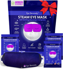 Self Heating Warm Compress for Dry Eyes, Steam Eye Mask I Heated Fast Relief for