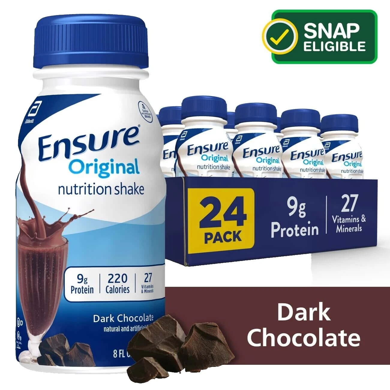 Ensure Chocolate Batidos de proteínas y suplementos de culturismo