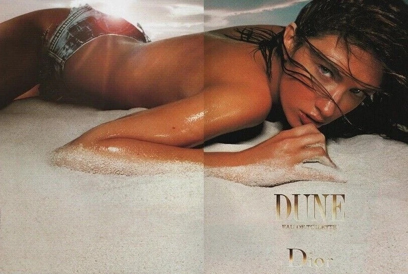 Publicité papier Parfum. Perfume ad. Dior Dune 2001 double page