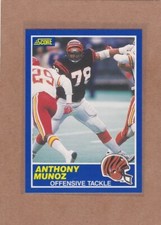 1989 SCORE FOOTBALL ANTHONY MUNOZ #96 BENGALS NMMT *A25750