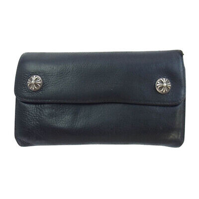 Chrome Hearts original WAVE cross button wave wallet long Chrome Hearts original WAVE cross button wave wallet long