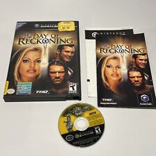 WWE: Day of Reckoning (Nintendo GameCube, 2004) Complete CIB Tested