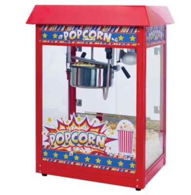 NEW Popcorn Machine 8 oz Kettle 120V Winco POP-8R Showtime #7648