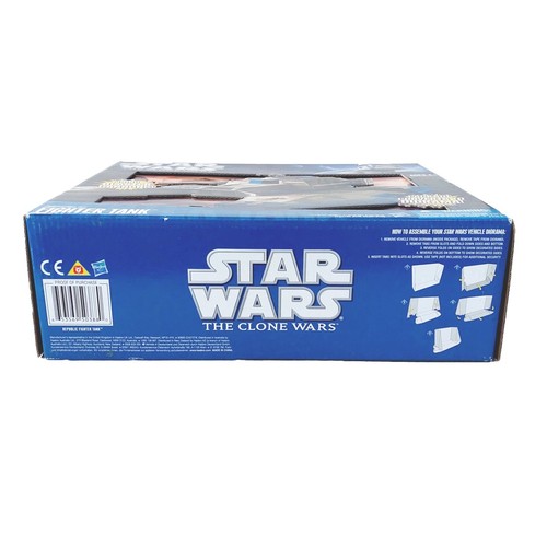 2010 Star Wars The Clone Wars Republic Fighter Tank SEALED HTF Blue Paint Color - Picture 10 of 19