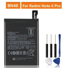 BN48 New Replacement Battery For Xiaomi Redmi Note 6 Pro Note6 Pro 4000 mAh Tool