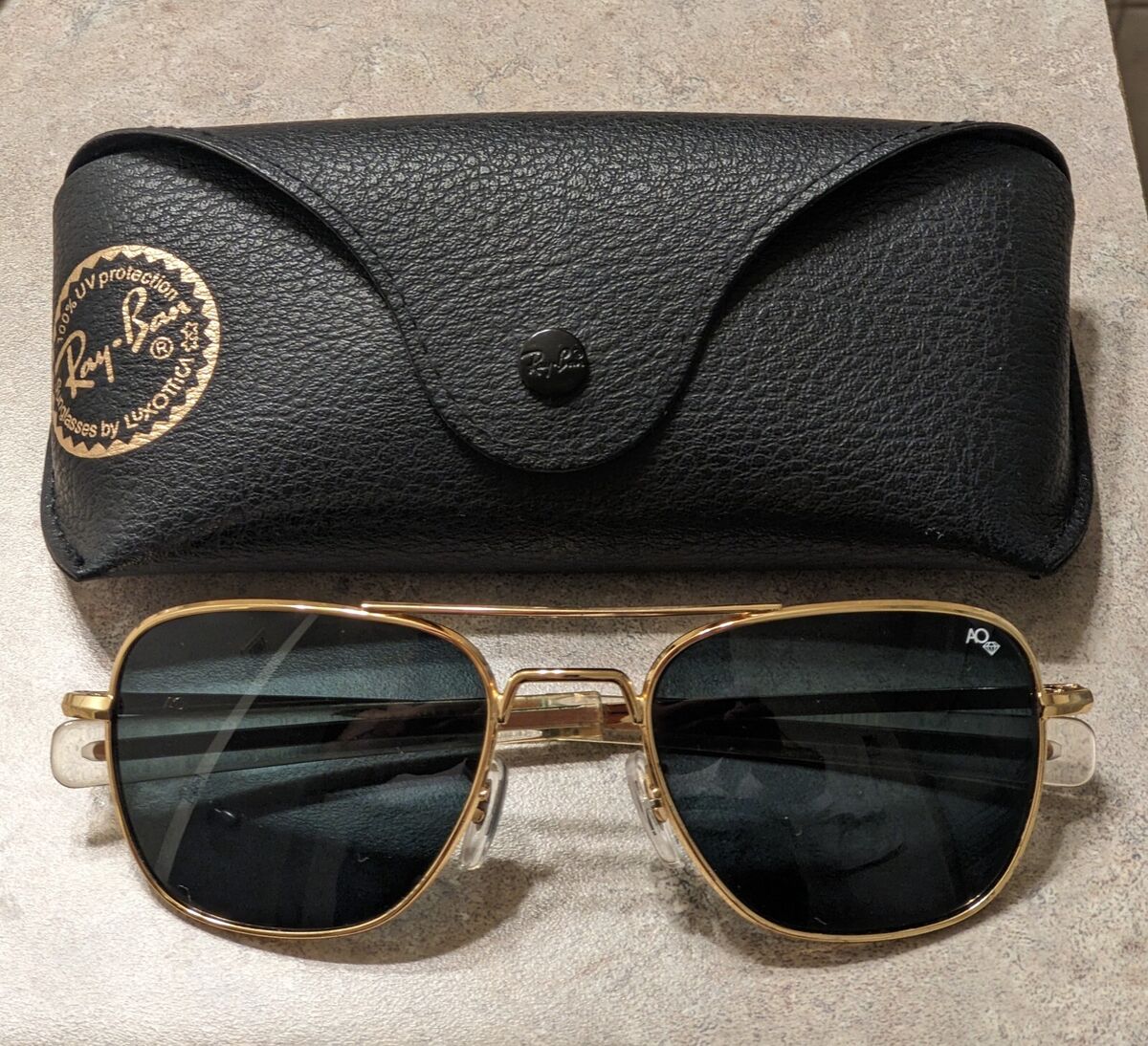 VINTAGE AMERICAN OPTICAL AO/USA SKYMASTER AVIATOR 54-20 VINTAGE AMERICAN OPTICAL AO/USA SKYMASTER AVIATOR 54-20