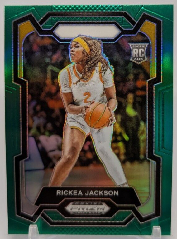 🏀2024 Panini Prizm Draft Picks - #44 Rickea Jackson (RC) Green Prizm🏀