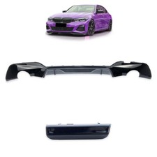 Sportdiffusor Heckdiffusor Schwarz Carbon passt für BMW 3er G20 ab 2019-2022