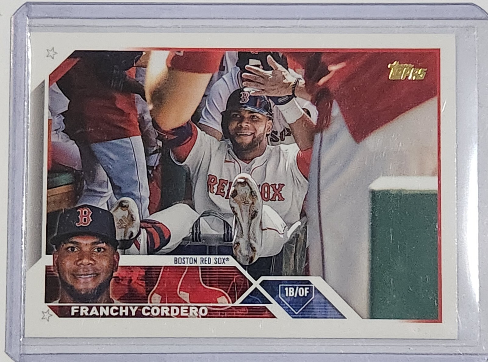 2023 Topps Series 1 FRANCHY CORDERO Golden Mirror Image Variation SSP #42