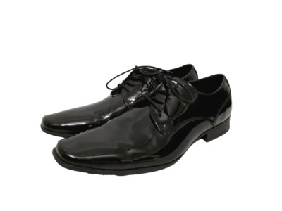 Calvin Klein Black Patent Leather Dress 