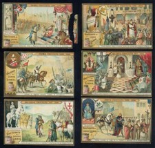 Chromo LIEBIG Figurine - LE CROCIATE 3 - Serie 811 anno 1905 ITA