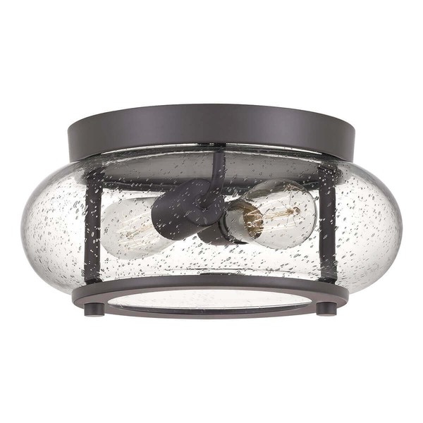 Elstead Trilogy Deckenleuchte E27 2-Fach Alte Bronze-image