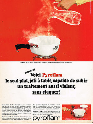 REKLAME WERBUNG 084 1966 PYROFLAM Kochgerichte