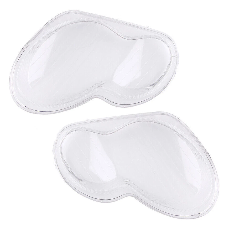 Пара линз фары пластиковый чехол L + R для Mercedes Benz W203 C-класса 01-07 - Изображение 3 из 4