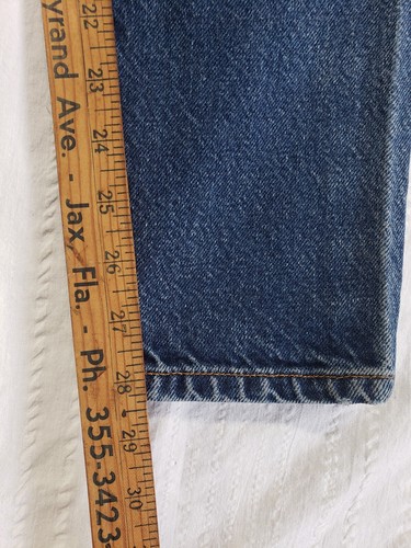 Womens Vintage Bongo Jeans Size 1 1L 22x30 Dark Wash Denim 9" Rise Excellent - Picture 10 of 12
