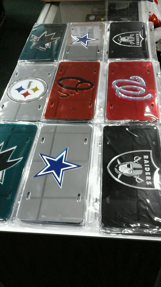 SAN ANTONIO SPURS SPECIALTY ACRYLIC MIRRORED LICENSE PLATE NBA - Image 2 of 2