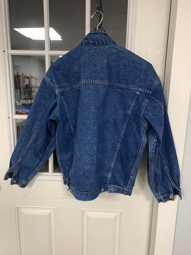 Vintage Braetan Women’s Denim Jean Jacket with Flannel Inserts Size M - Picture 2 of 3