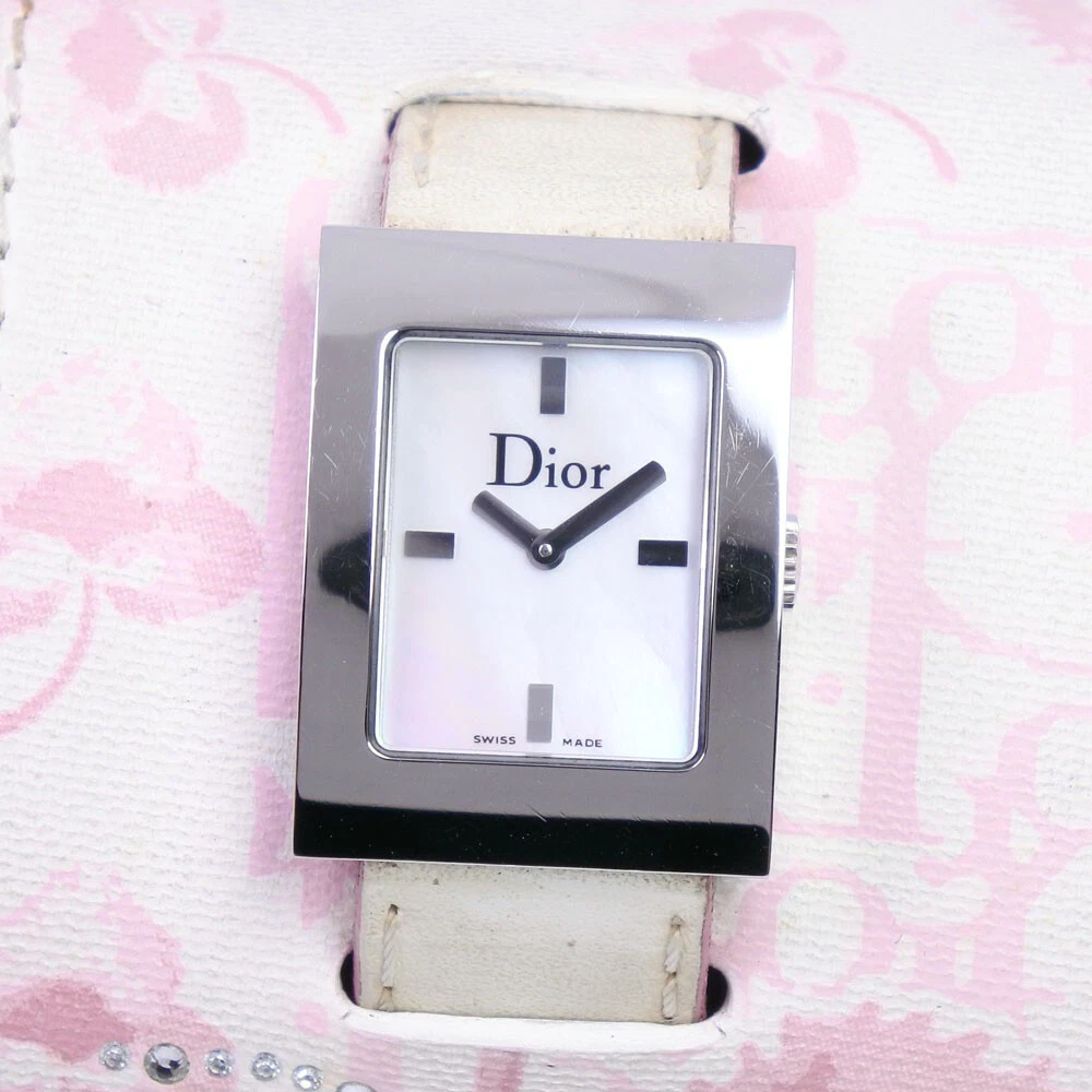 Montres Dior Maris D78 109 Blanc/Rose Blanc Coquille Cadran Acier Inoxydable/Laiton...