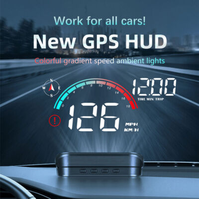 M22 GPS Head Up Display Auto HUD Tachometer KM/H MPH Windschutzscheibe