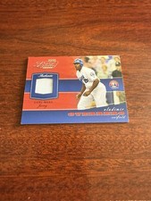 2002 Playoff Piece of the Game Jersey Relic #POG-55 Vladimir Gurrero HOF