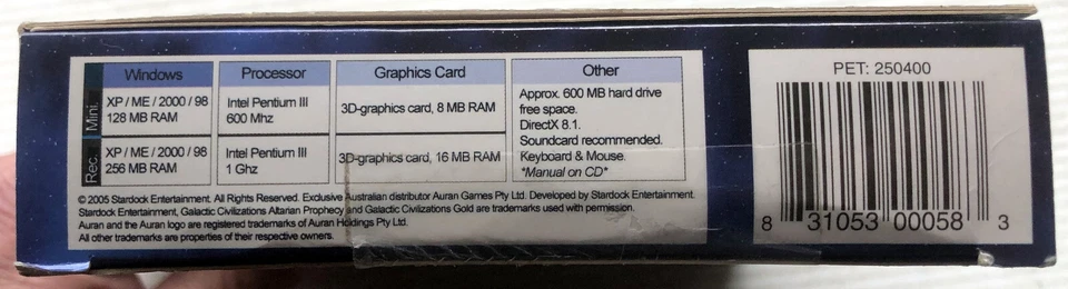 Galactic Civilizations Altarian Prophecy (Retail Boxed PC CD-ROM Game, 2005) Win - Image 4 of 4