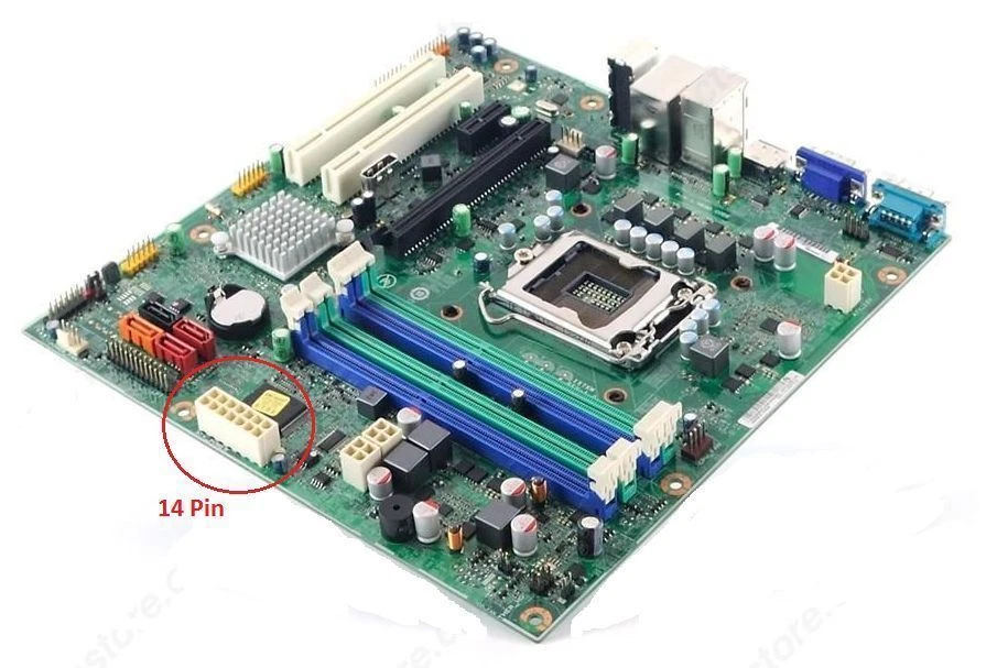 AYA 5-Inch 20-Pin to 14-Pin PSU Main Power Supply ATX Adapter Cable for Lenovo - Image 4 of 4