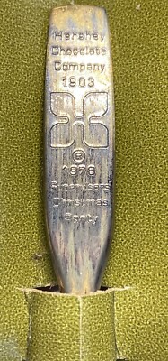 Vintage 1978 Hershey Foods Chocolate Company Employee X-mas Party Oneida Spoon