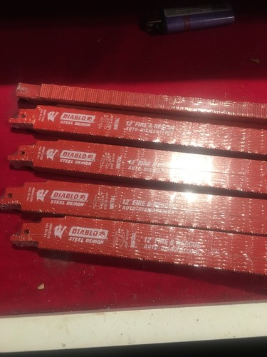 LOT OF 50...12 inch diablo steel demon 14/18 TPI RECIPRO BLADE FIRE&RESCUE DEMO - Picture 10 of 12