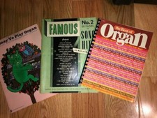 Vintage Organ Music Lesson Books and Sheet Music 2