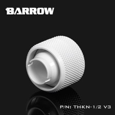 Barrow Compression Fitting G1/4 Thread 1/2" ID x 3/4" OD - 2 pack In white