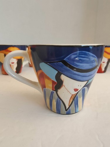 1994 Sango Cafe Paris Coffee Cups (6), EXC, 6 oz. (4914) - Picture 4 of 7