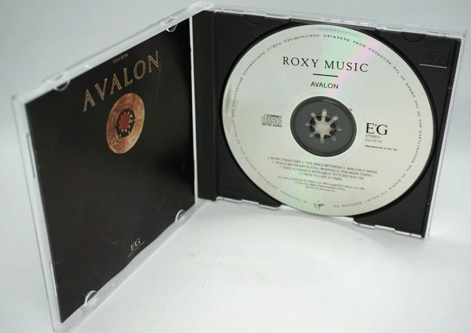 Roxy Music : AVALON Cd Album (UK 1987 Press by NIMBUS) - Bryan Ferry - HTF - Image 3 of 3