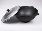 22L Authentic Uzbek Kazan Traditional Cast Iron Cauldron Pilaf Plov Lagman Wok