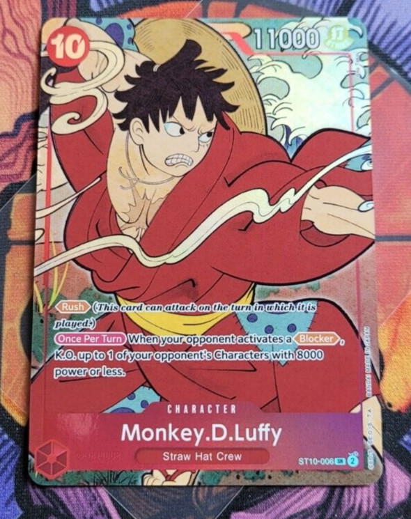 Monkey D Luffy ST10-006 English Version 1st Anniversary Set Promo