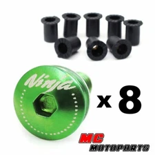 Fits Kawasaki ZX-6R ZX-10R Ninja 1000 Windscreen Windshield Bolts Ninja