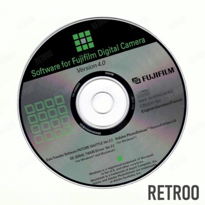 Fujifilm Camera Software CD Version Windows XP Mac OS X  FZ03211-102 UK